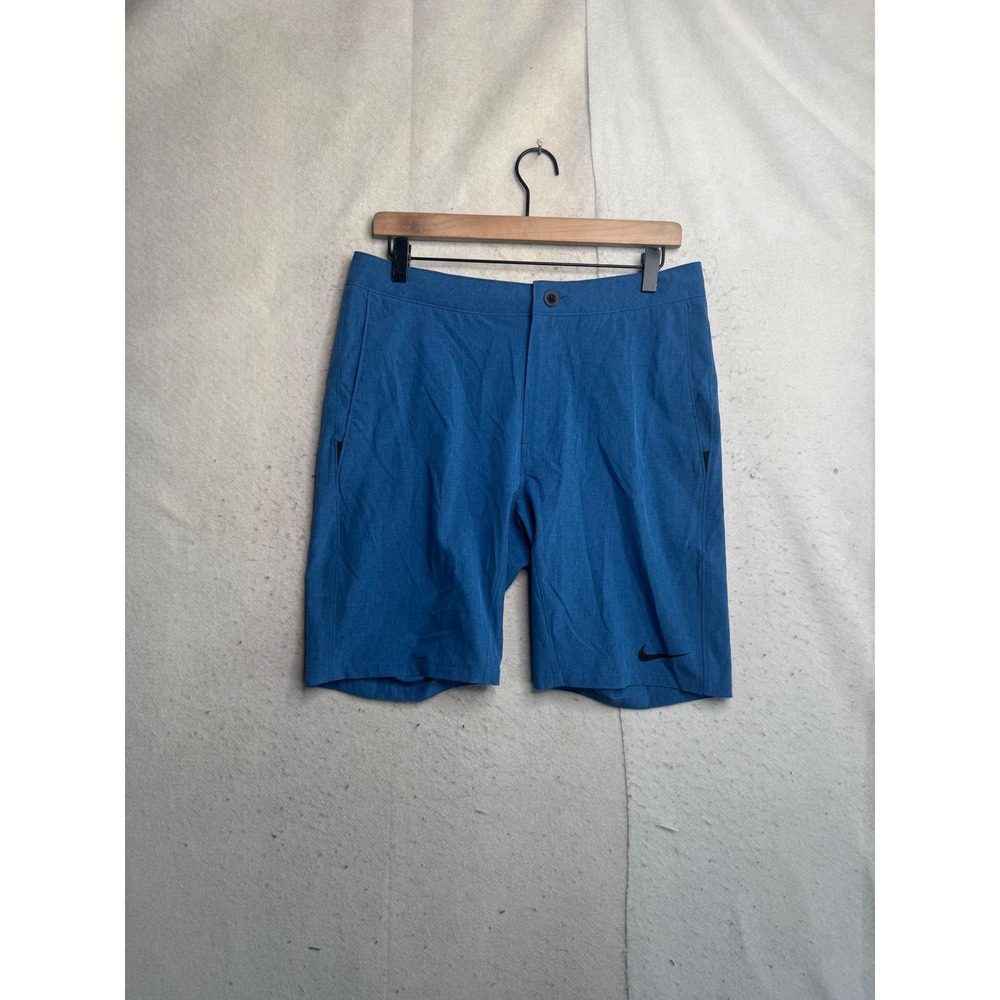 Nike Swim Mens Blue Heathered Hybrid Board Shorts Size 30 RN37763 CA55972
